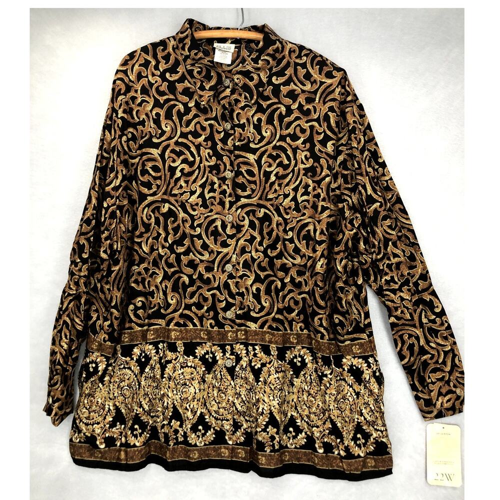 Vintage PLUS Preferred Womens Shirt Jacket Vintage Plus Size
